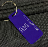 Small Custom Metal Travel Tag