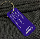 Small Custom Metal Travel Tag