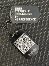 Custom Dog Tag Set - General QR Code