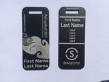 Small Metal Travel Tag - Ashgabat / Stage One